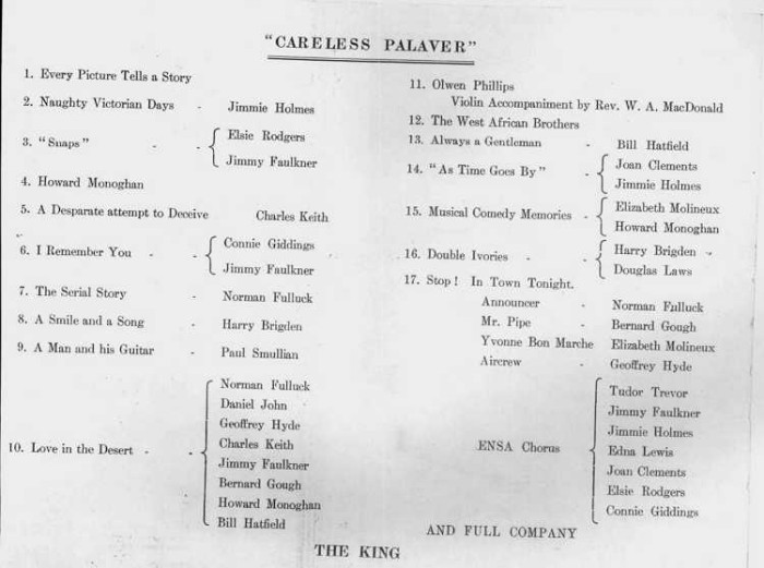 Ben Jooste 14. Careless Palaver Play